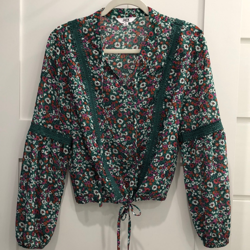 Jack by BB Dakota long sleeve floral top